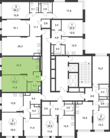 Квартира 45,6 м², 1-комнатная - изображение 2