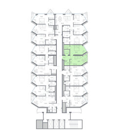 Квартира 46,4 м², 1-комнатная - изображение 2