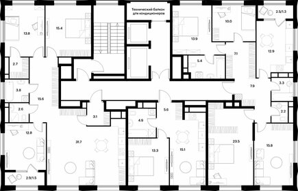 Квартира 103,3 м², 4-комнатная - изображение 2