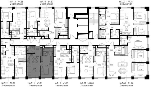 Квартира 45,9 м², 1-комнатная - изображение 2