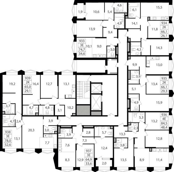 87,1 м², 3-комнатная квартира 45 631 688 ₽ - изображение 32