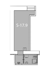 Квартира 17,9 м², студия - изображение 1