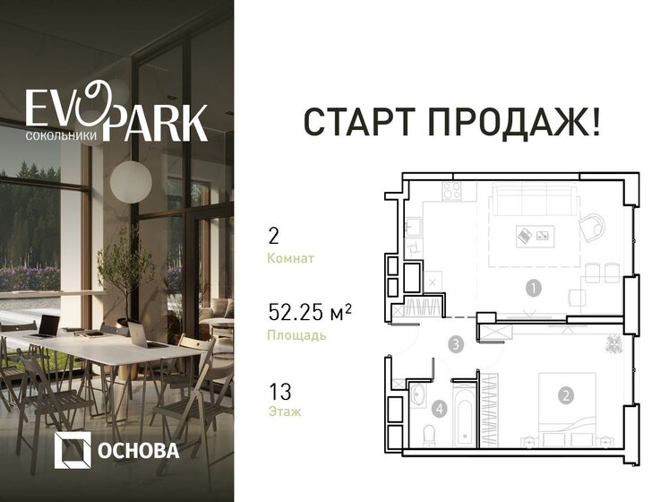 76,6 м², 3-комнатная квартира 19 000 000 ₽ - изображение 97