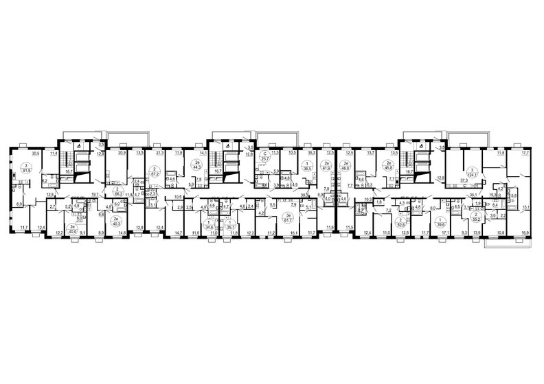 50 м², 1-комнатная квартира 11 800 000 ₽ - изображение 74