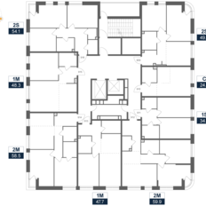 Квартира 47,7 м², 1-комнатная - изображение 2