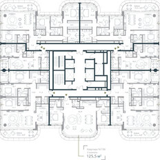 Квартира 125,5 м², 3-комнатная - изображение 3