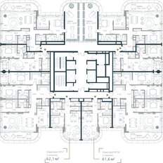 Квартира 64,6 м², 2-комнатная - изображение 3