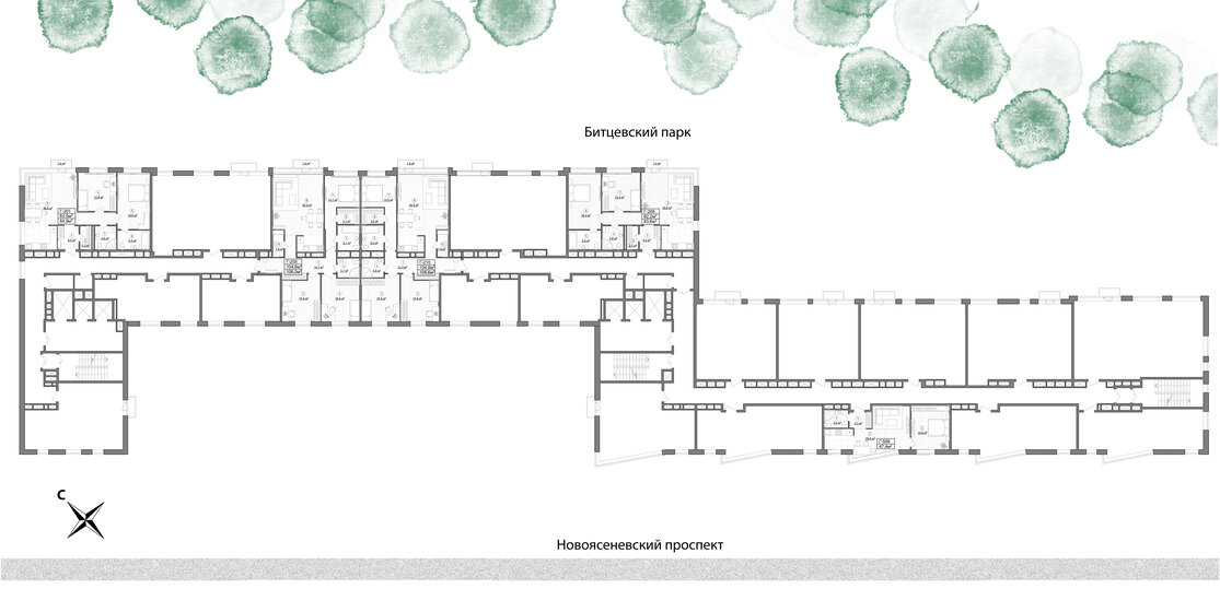 45 м², 2-комнатная квартира 13 500 000 ₽ - изображение 85