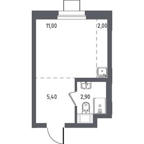 Квартира 21,3 м², студия - изображение 1