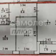 Квартира 55 м², 2-комнатная - изображение 3