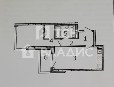 Квартира 51,4 м², 1-комнатная - изображение 1