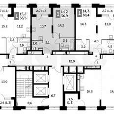 Квартира 89,9 м², 3-комнатная - изображение 5