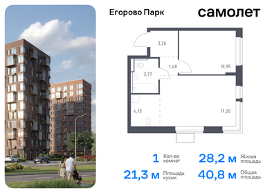 Квартира 22,3 м², студия - изображение 1