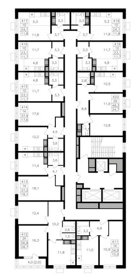 31 м², 1-комнатная квартира 10 900 000 ₽ - изображение 110