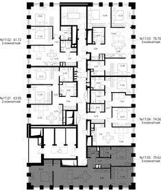 Квартира 79,6 м², 3-комнатная - изображение 2