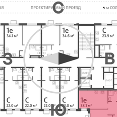 Квартира 38,1 м², 1-комнатная - изображение 2