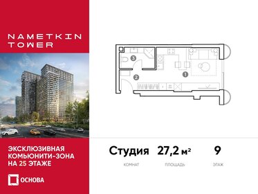 Квартира 27,2 м², студия - изображение 1