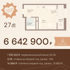 Квартира 27,5 м², студия - изображение 2