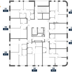 Квартира 47,7 м², 1-комнатная - изображение 2