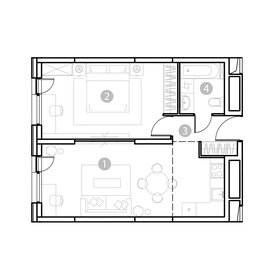 Квартира 50,1 м², 2-комнатные - изображение 1