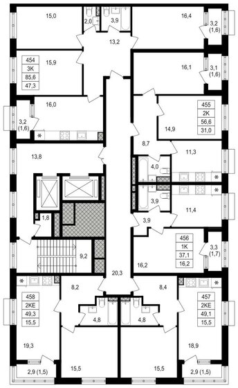 50 м², 1-комнатная квартира 22 165 000 ₽ - изображение 36