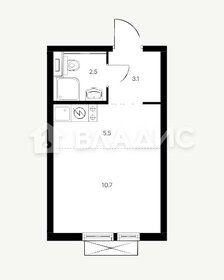 Квартира 21,8 м², студия - изображение 1