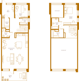 Квартира 103,2 м², 3-комнатная - изображение 1