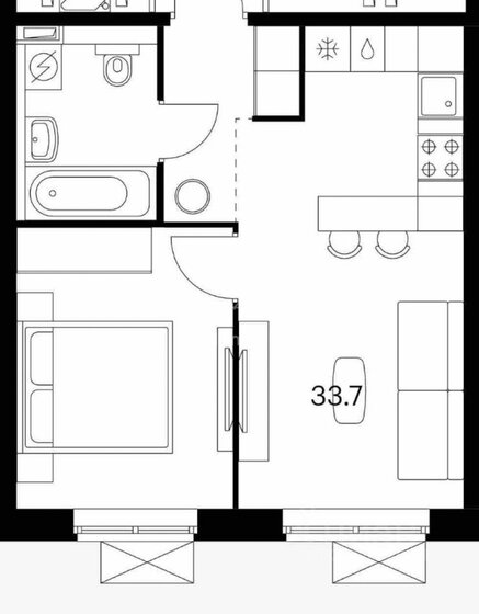 24 м², 1-комнатные апартаменты 10 340 000 ₽ - изображение 68