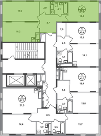 Квартира 63,2 м², 2-комнатная - изображение 2