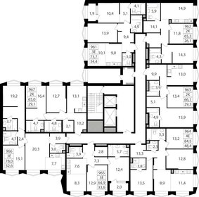 Квартира 66,1 м², 2-комнатная - изображение 2