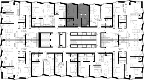 Квартира 39,7 м², 1-комнатная - изображение 2