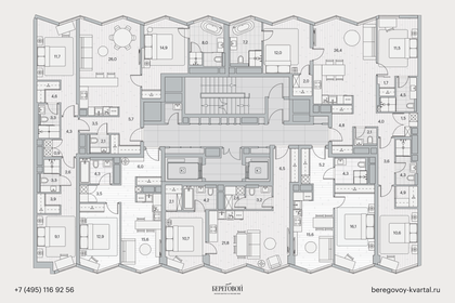 Квартира 103,7 м², 3-комнатная - изображение 2