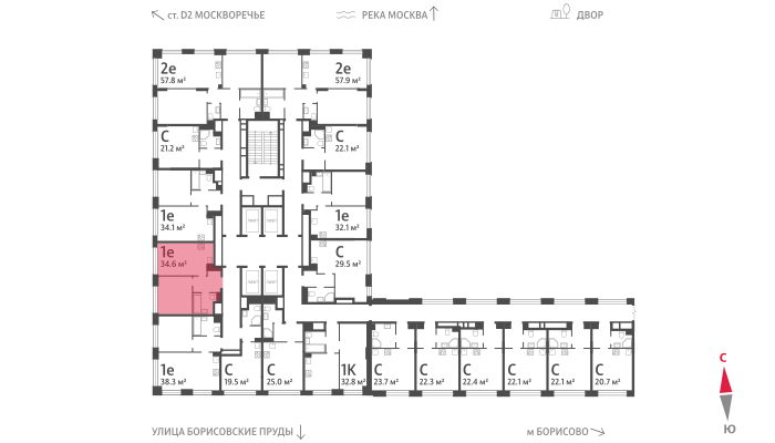 41 м², 1-комнатная квартира 12 200 000 ₽ - изображение 30