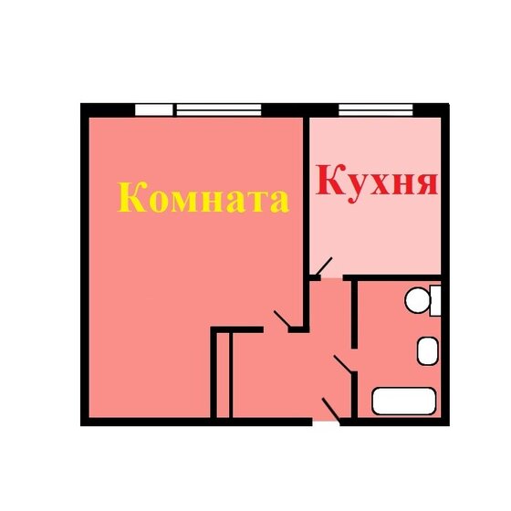 40 м², 1-комнатная квартира 11 500 000 ₽ - изображение 50