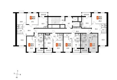 Квартира 34,9 м², 1-комнатная - изображение 1