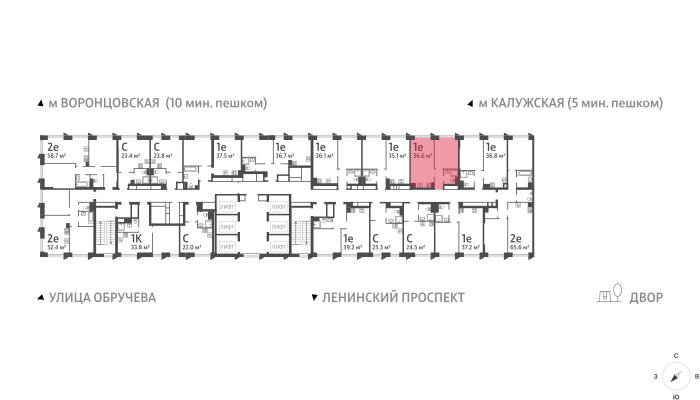 38,3 м², 1-комнатная квартира 13 500 000 ₽ - изображение 117