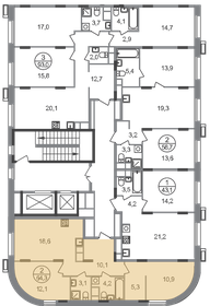 Квартира 64,3 м², 2-комнатная - изображение 2