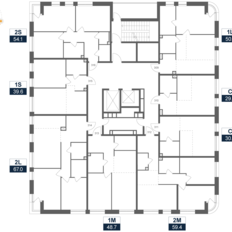 Квартира 66,8 м², 2-комнатная - изображение 2