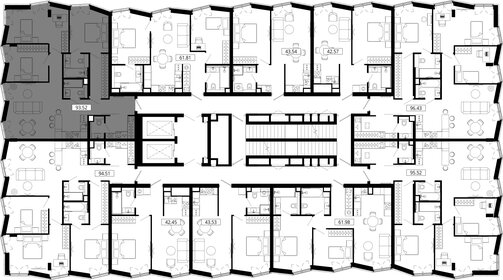 Квартира 96,3 м², 3-комнатная - изображение 2