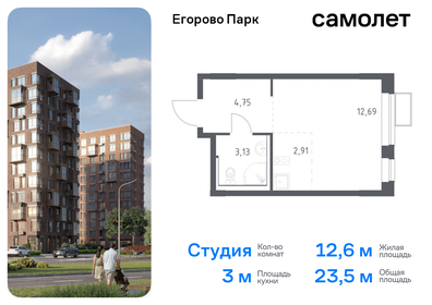 Квартира 32,4 м², 1-комнатная - изображение 1