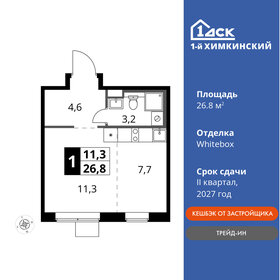 Квартира 26,8 м², студия - изображение 1