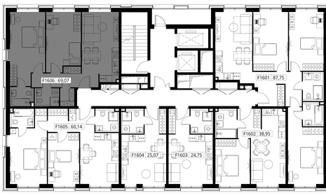 Квартира 69,5 м², 2-комнатная - изображение 2