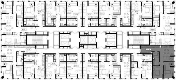 Квартира 64,5 м², 2-комнатная - изображение 2