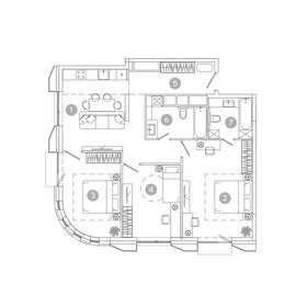 Квартира 91,4 м², 4-комнатная - изображение 1