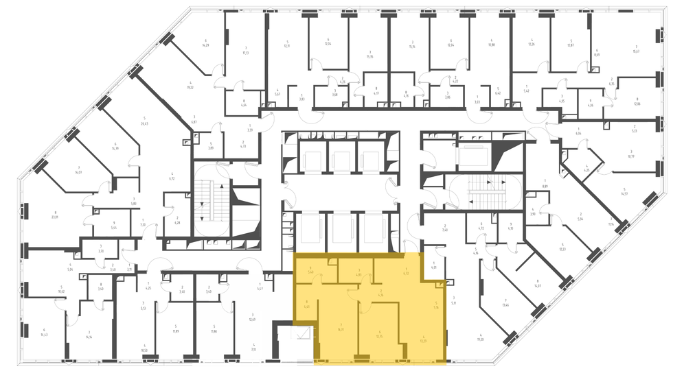 66 м², 2-комнатная квартира 29 200 000 ₽ - изображение 82