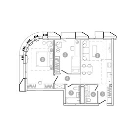 Квартира 66,9 м², 3-комнатная - изображение 1