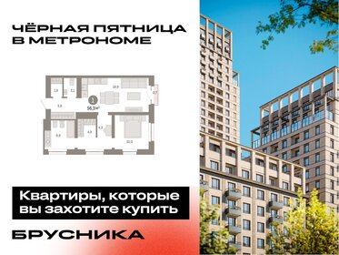 Квартира 56,3 м², 1-комнатная - изображение 1