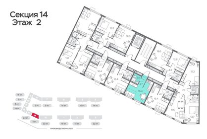 Квартира 22 м², студия - изображение 2