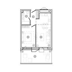 Квартира 50,8 м², 2-комнатная - изображение 1