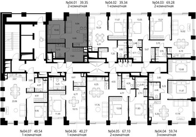 Квартира 39,4 м², 2-комнатная - изображение 2